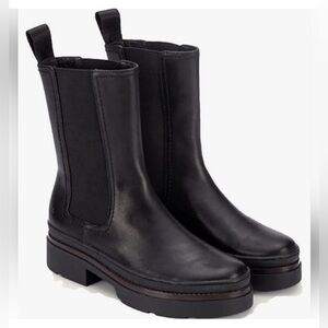 New Frye Women's Chloe Chelsea Boot, Black Size 9 M